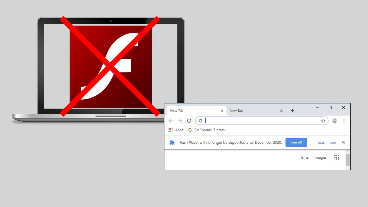 Image of No more Flash
